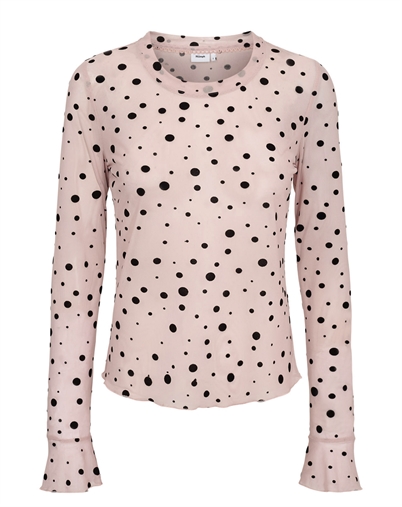 Nümph - NUEvita Mesh Bluse - Peachskin